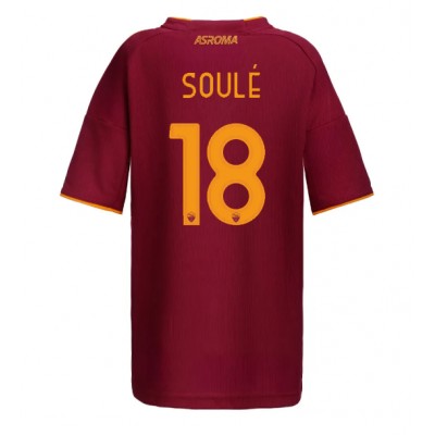 Fotballdrakt Dame AS Roma Matias Soule #18 Hjemmedrakt 2025-26 Kortermet Fotballdrakt Dame AS Roma Matias Soule #18 Hjemmedrakt 2025-26 Kortermet